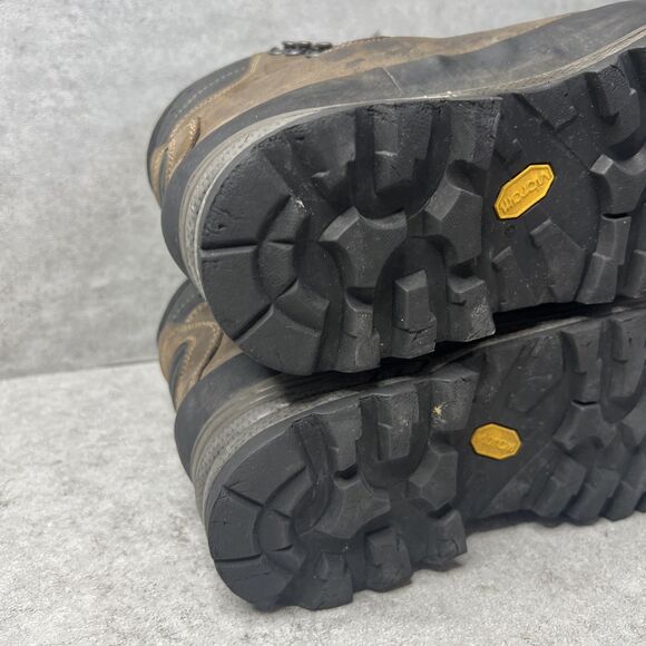 Lowa Mens Hiking Boots Tibet GTX Size 9.5 Brown Backpacking Trekking Outdoor - Picture 12 of 16